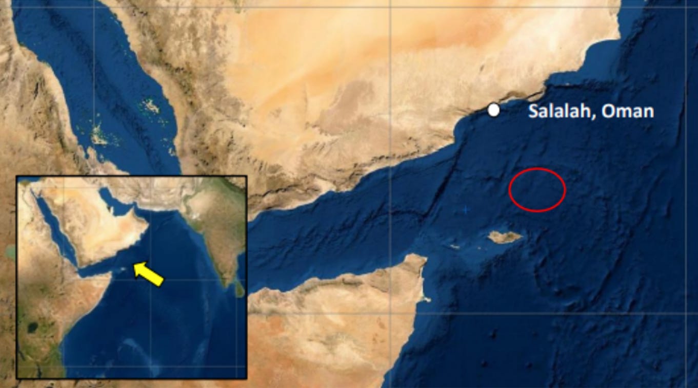 Cibler le port de Salalah avec deux drones