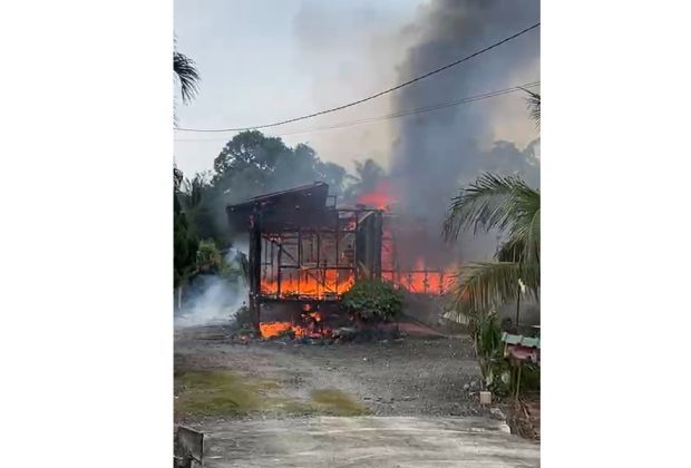 Incendie détruit une maison à Sgankan sans blessés