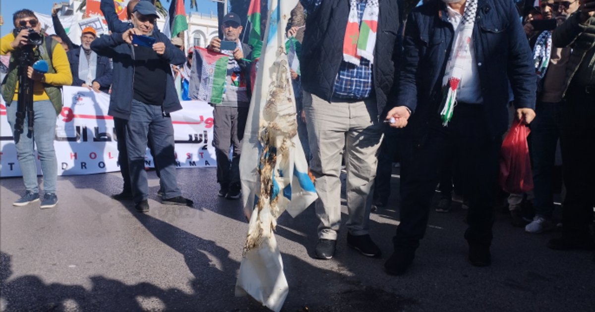 Legal Complaint Over Israeli Flag Burning in Morocco
