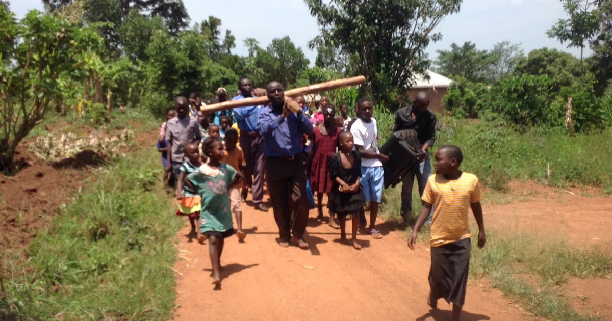 Marche du chemin de croix en Indonésie