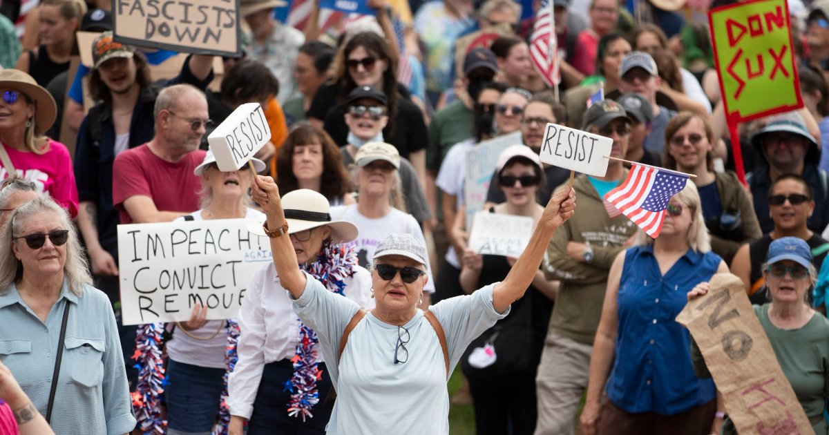 Manifestations Pas de Rois aux États-Unis : Artistes contre Trump