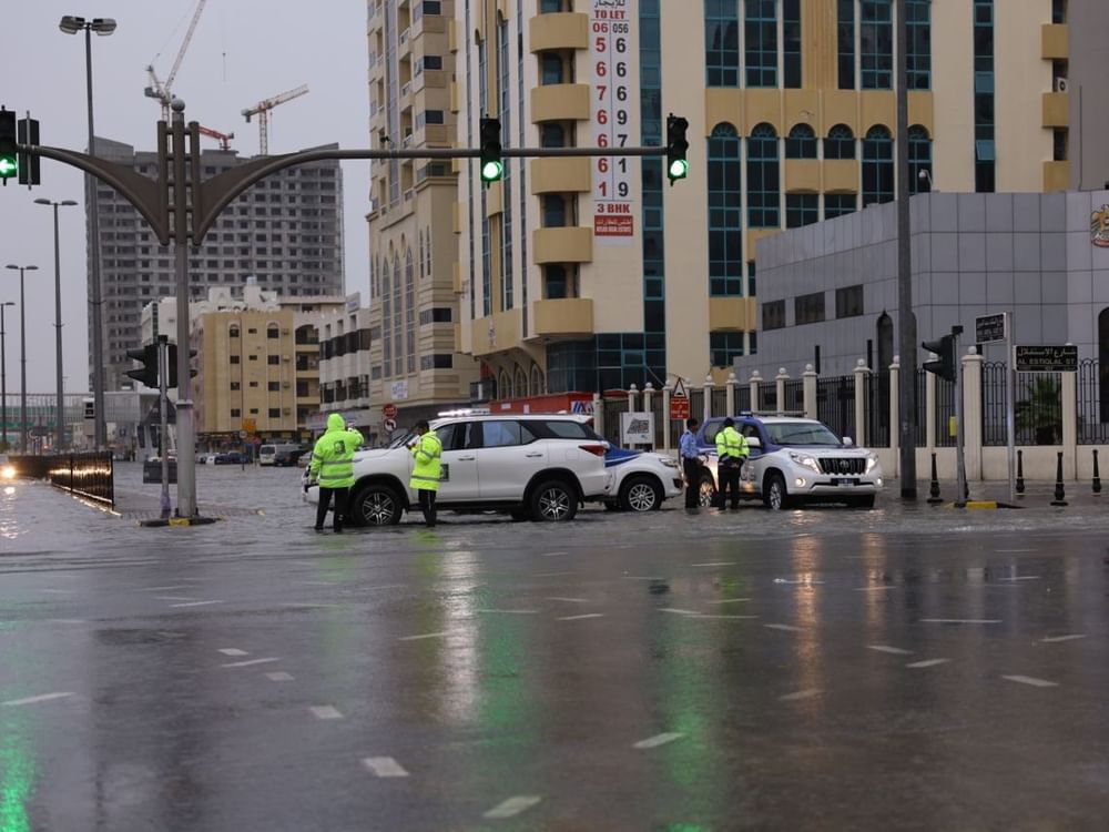 Heavy Rainfall in Sharjah and Its Traffic Impact