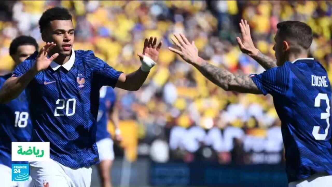 La France remporte un match amical contre la Colombie