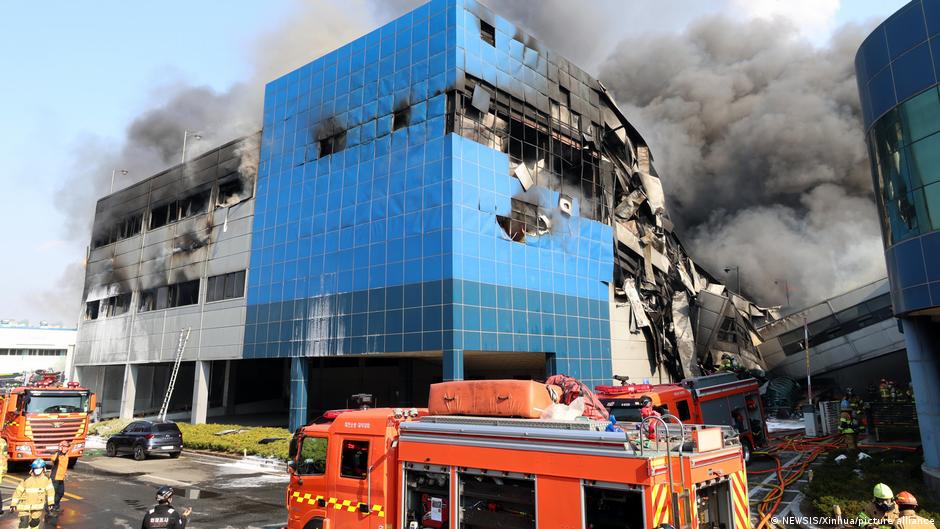 Großbrand in Autofabrik in Daejeon fordert 11 Leben