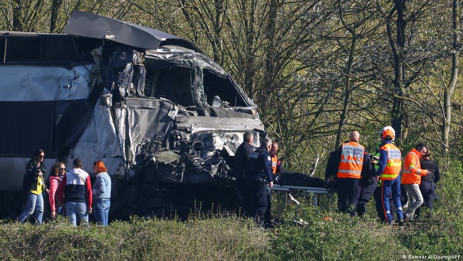 حادث تصادم قطار TGV في شمال فرنسا