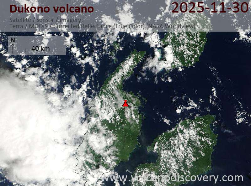 تحذيرات من نشاط بركاني في جبل دوكونو الإندونيسي