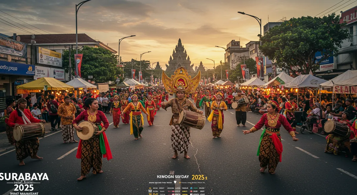 Festival industriel de Surabaya pour l'emploi et les exportations