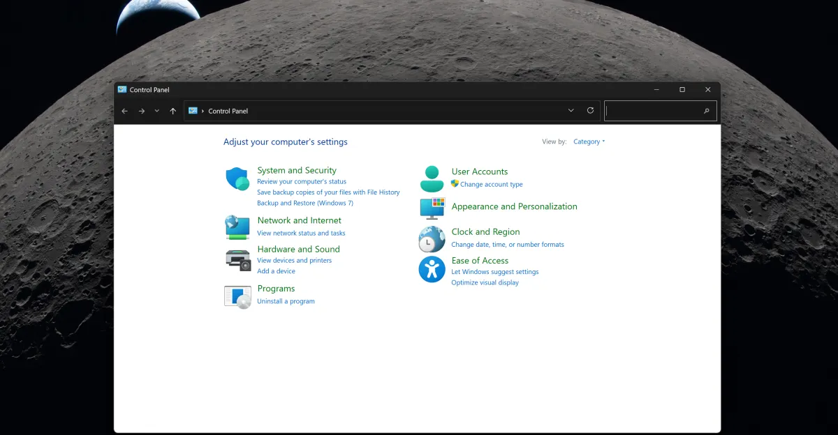 تأخر مايكروسوفت في إلغاء لوحة التحكم في ويندوز