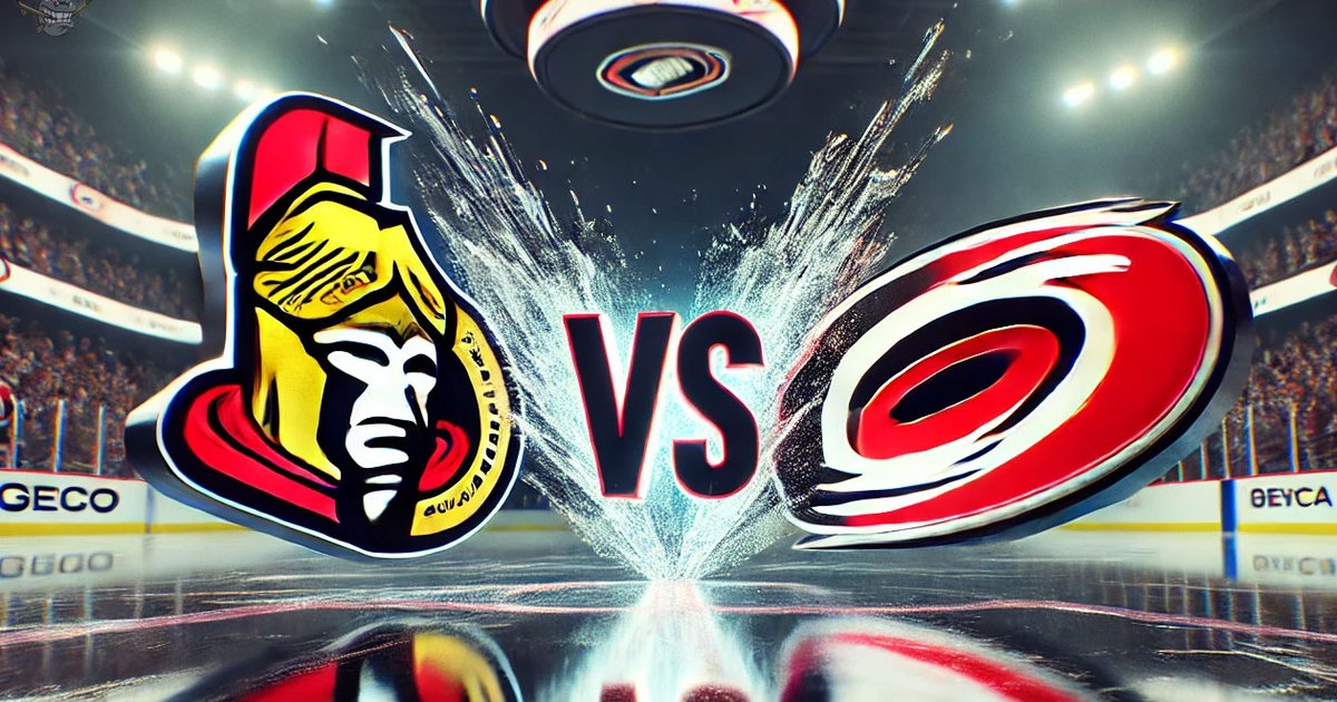 Les Hurricanes de Caroline dominent les Sénateurs d'Ottawa