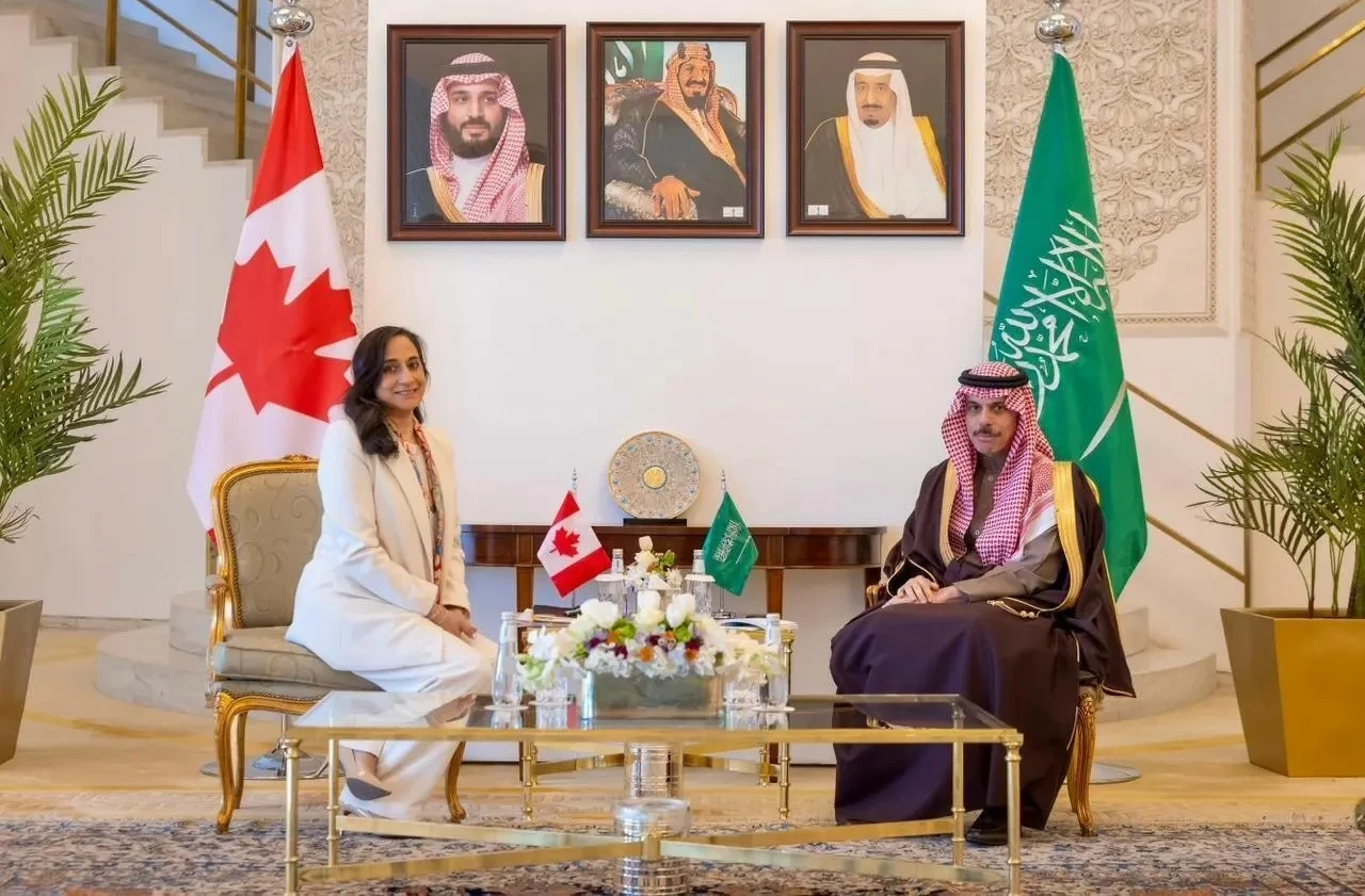 Saudi Foreign Minister Hosts Canadian Counterpart