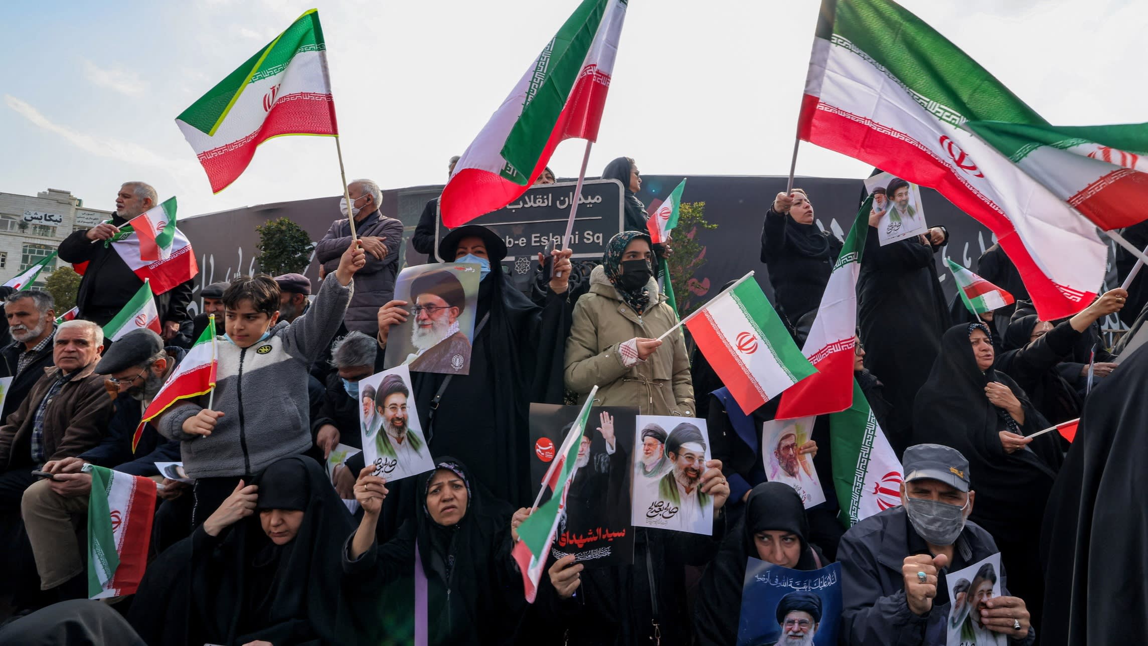 Iranian Regime Strengthens Control with Armed Supporters