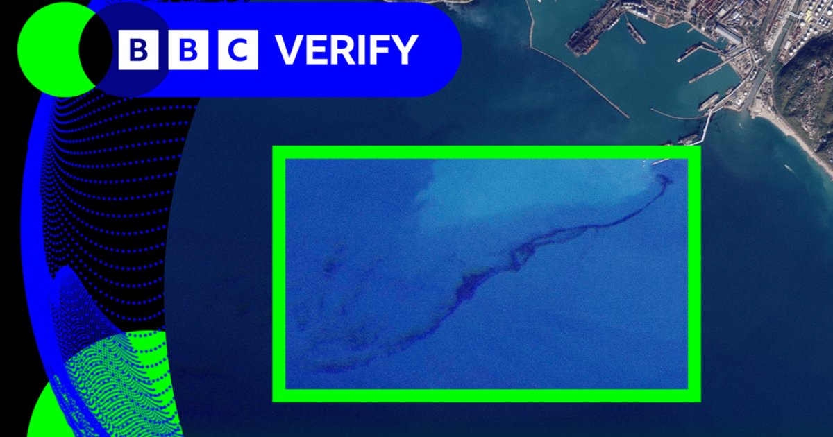 Marine Pollution in Tuapse After Ukrainian Attack