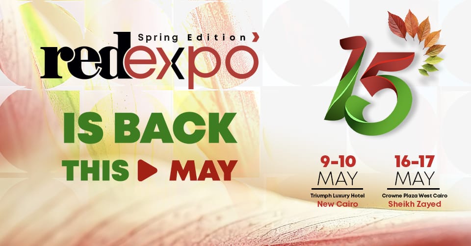 معرض RED EXPO يجمع صُنّاع العقار في مصر مايو 2024