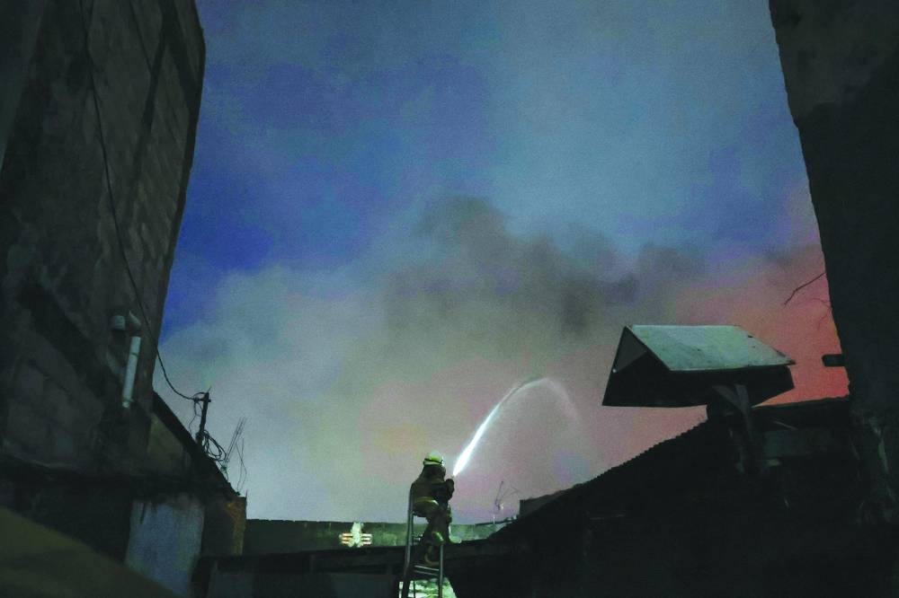 Incendie dans une station de gaz en Indonésie