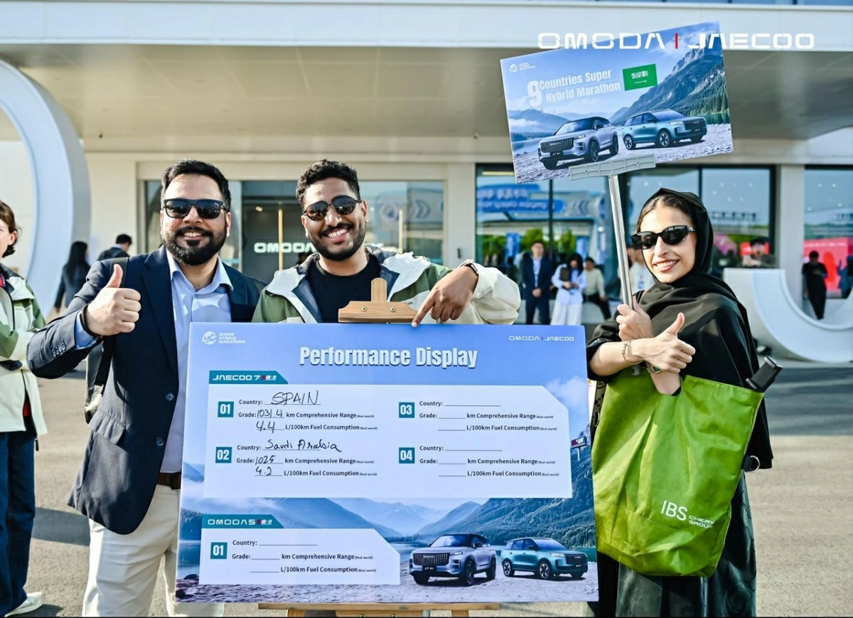 OMODA وJAECOO تحققان مبيعات تتجاوز مليون وحدة