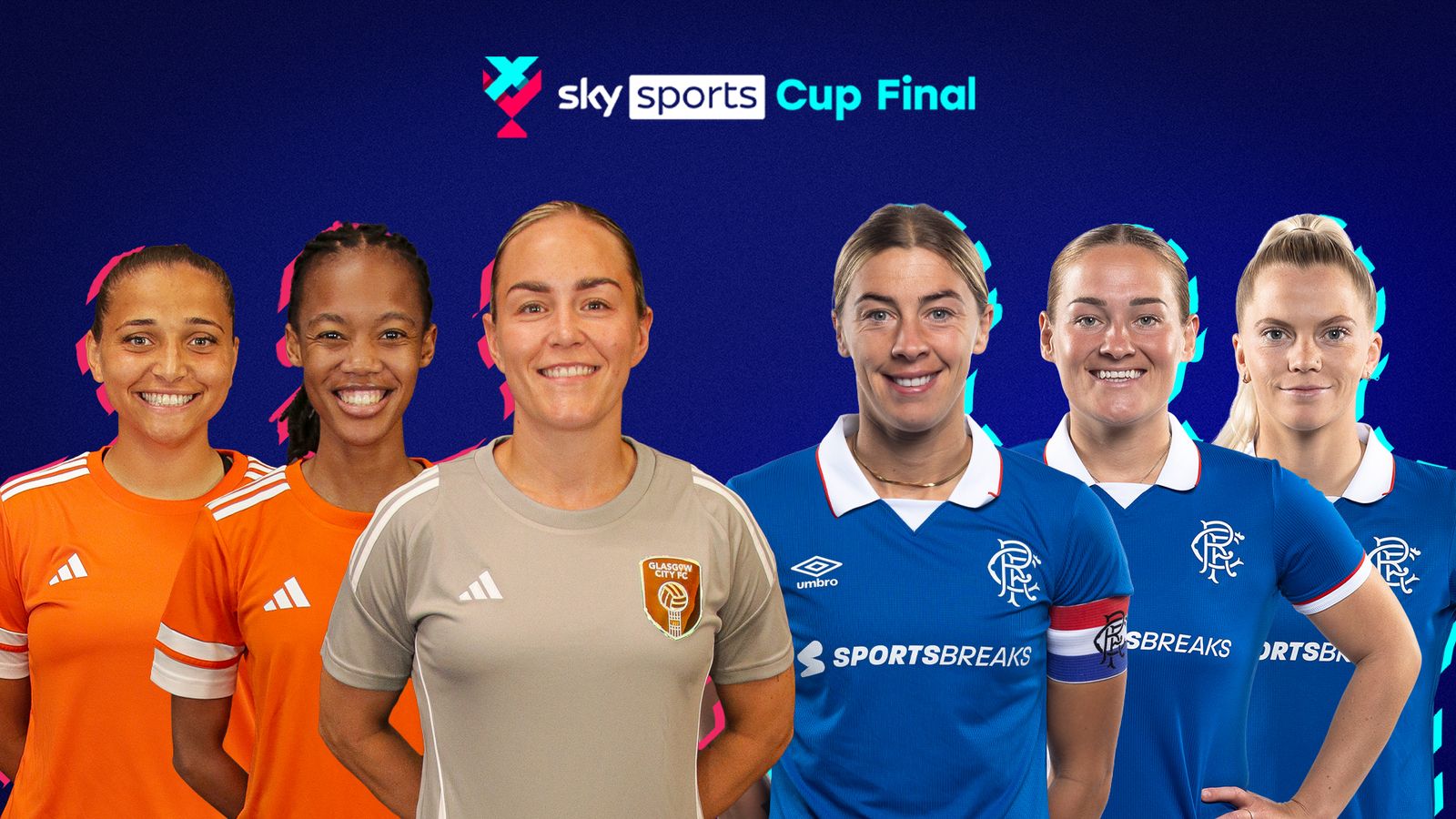 Glasgow City gegen Rangers im Sky Sports Cup Finale