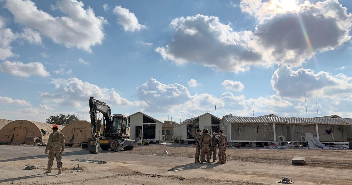 syrain military base targeted by rocket attack from iraq