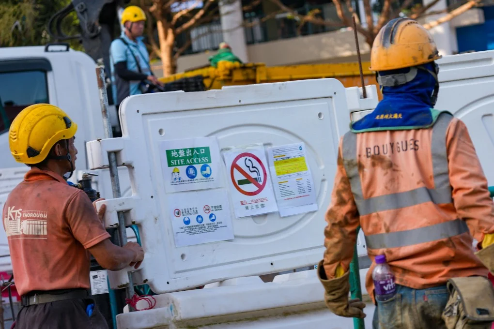 Interdiction du tabagisme sur les chantiers à Hong Kong