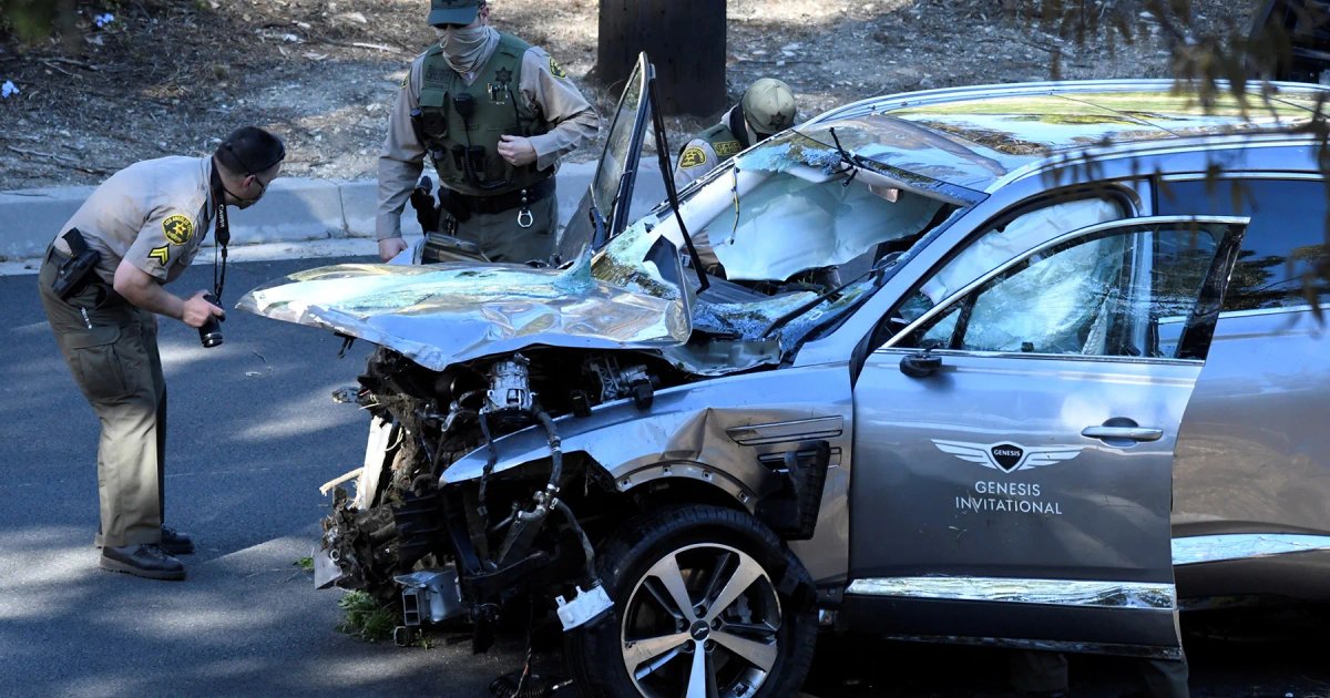 Schwerer Verkehrsunfall Tiger Woods - Golflegende betroffen
