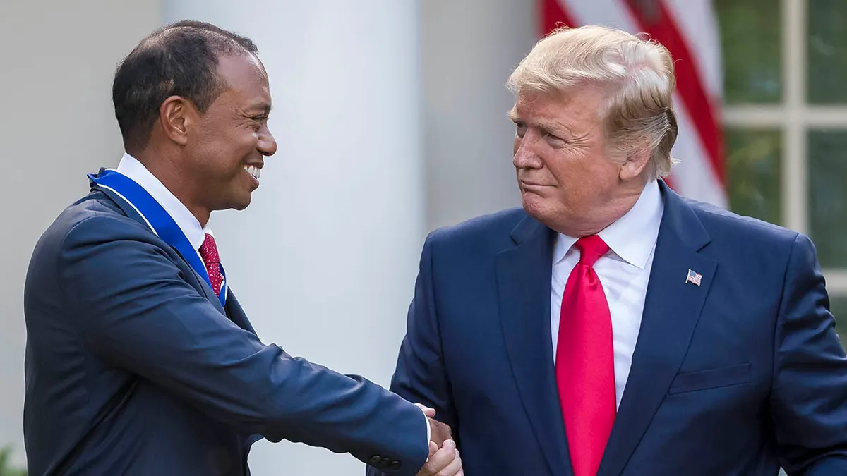 Trump betont die Bedeutung der Behandlung für Tiger Woods