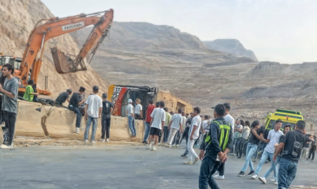 إصابة 6 أشخاص في حادث أتوبيس بالقليوبية