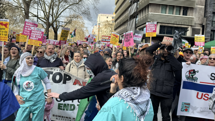 مسيرة يوم النكبة في لندن: توتر بين الحركة والشرطة