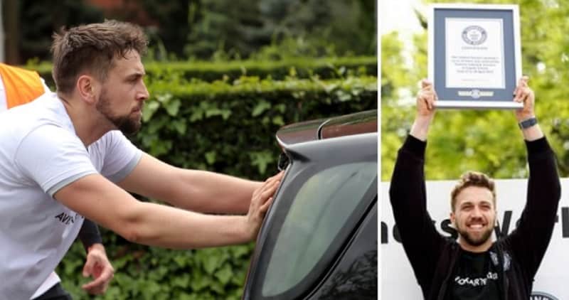 Darren Hardy Sets Record in Vehicle Towing Challenge