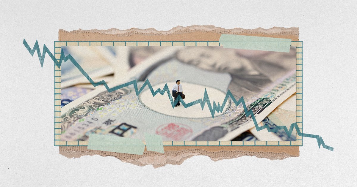 Japanische Schulden unter Druck durch Yen-Rückgang