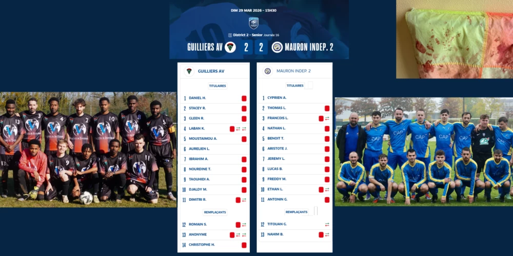 حادثة طرد 24 لاعباً في مباراة فوضوية بفرنسا