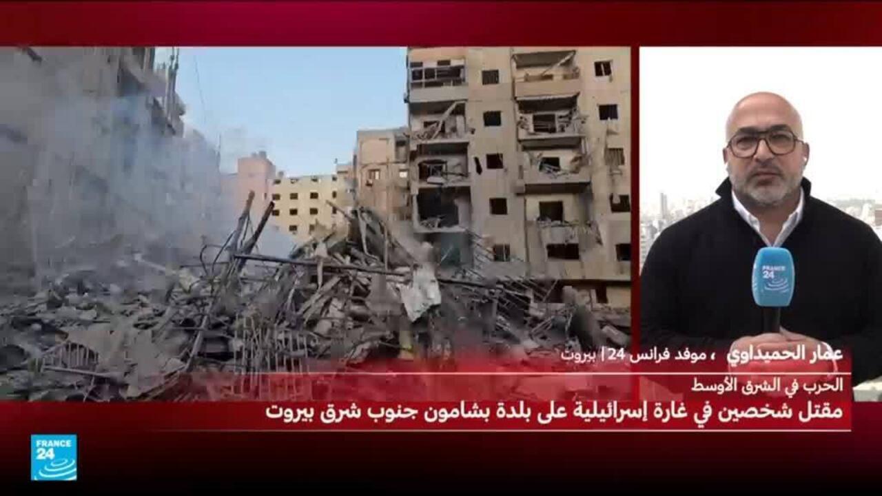 israeli airstrikes on beirut's southern suburbs