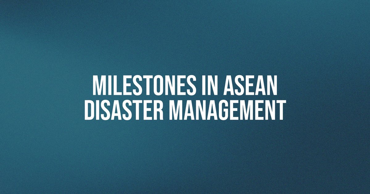 تعزيز التعاون الإقليمي لمواجهة الكوارث في آسيان