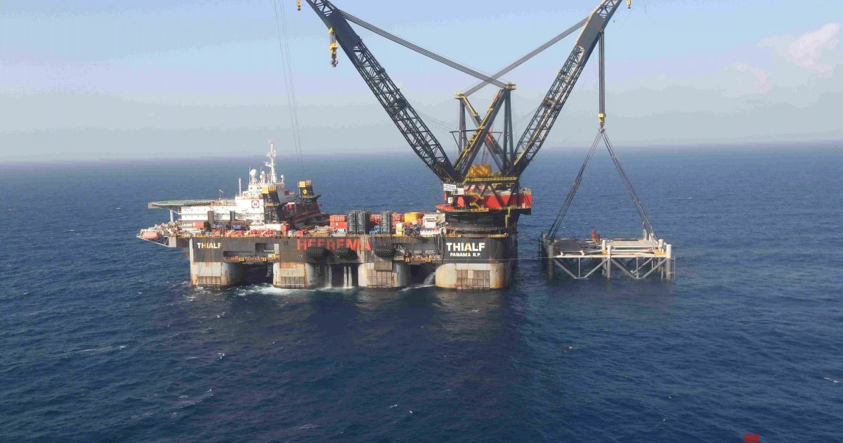 Wiederinbetriebnahme der Gasplattform Leviathan in Israel