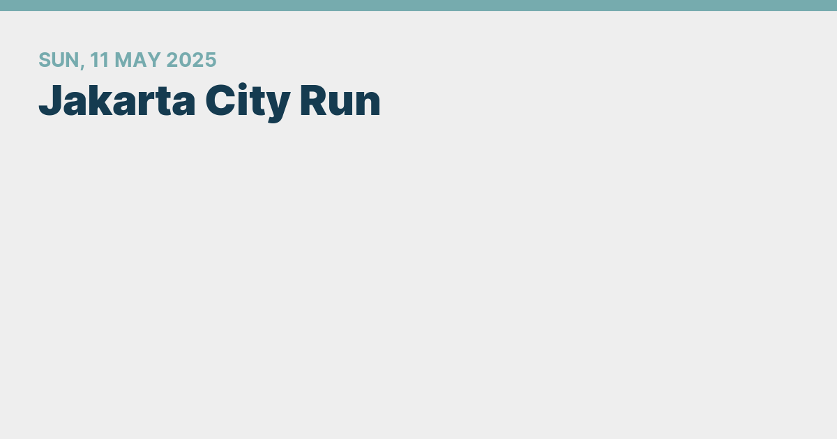 نجاح Tring! Golden Run 2026 في إندونيسيا