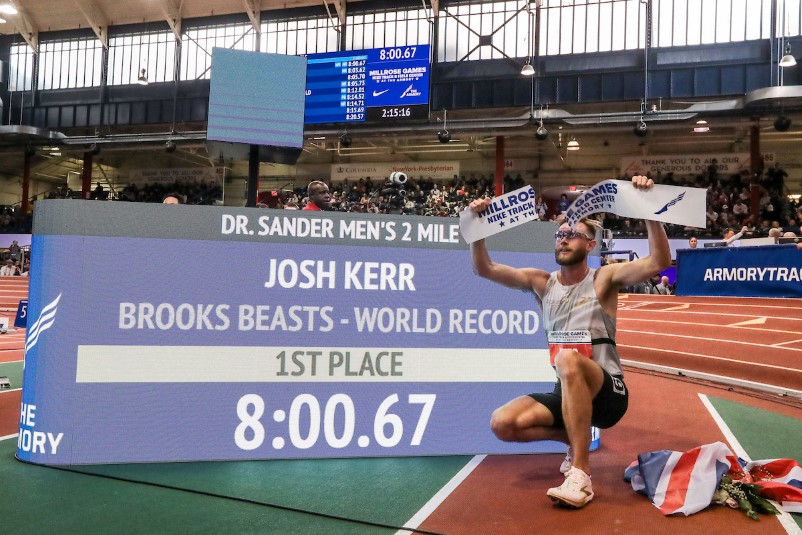Josh Kerr tente de battre le record du mile à Londres