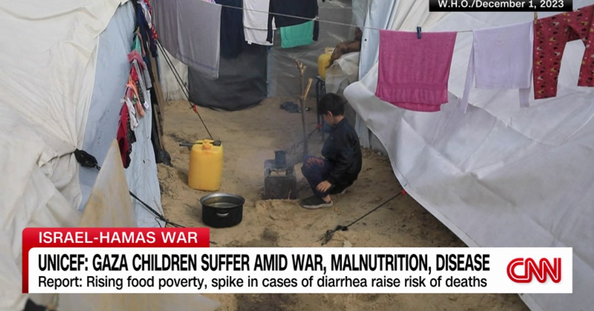 أطفال غزة يواجهون مخاطر صحية خطيرة