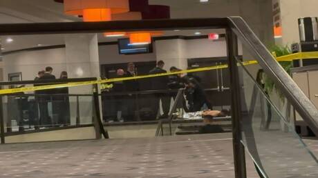 لحظة القبض على مطلق النار في حفل مراسلي البيت الأبيض