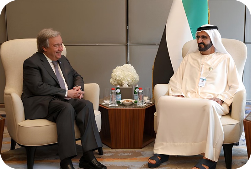 دبي كمركز إنساني عالمي خلال الأزمات