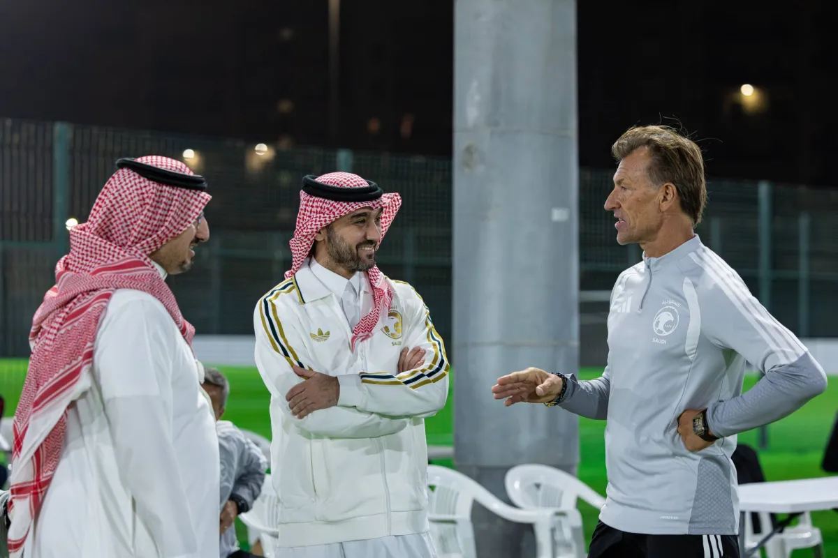 المنتخب السعودي يستعد لمواجهة مصر في جدة