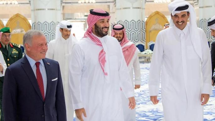 Dreiecks-Gipfel in Jeddah zwischen Saudi-Arabien, Jordanien und Katar