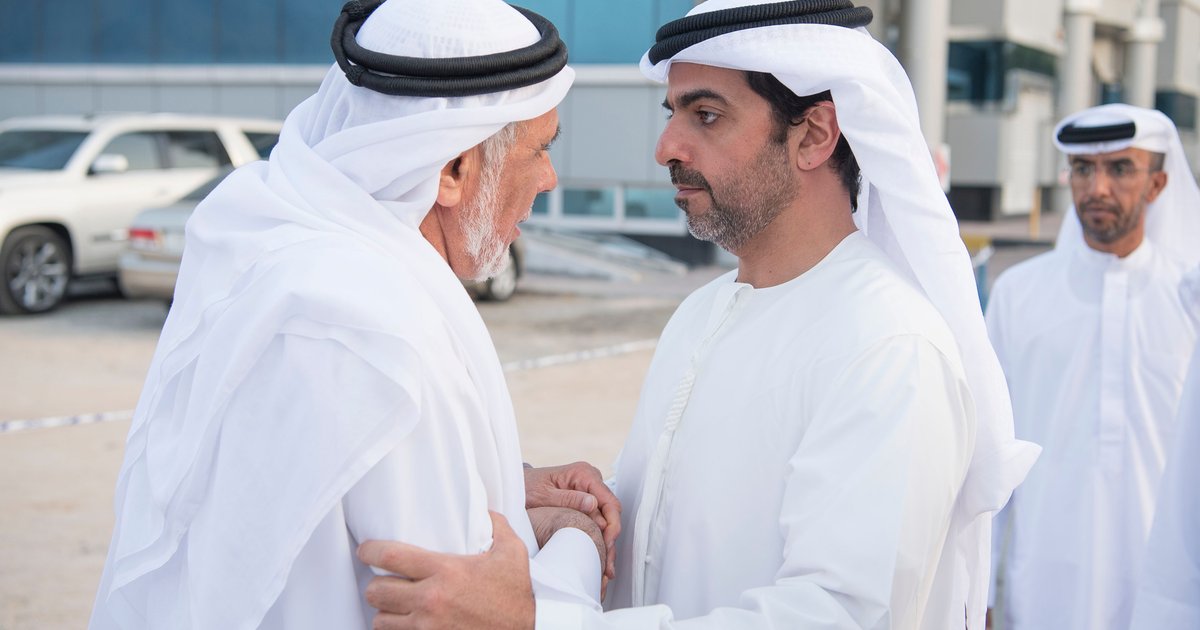 محمد بن زايد يعزي بوفاة عويضة الخييلي