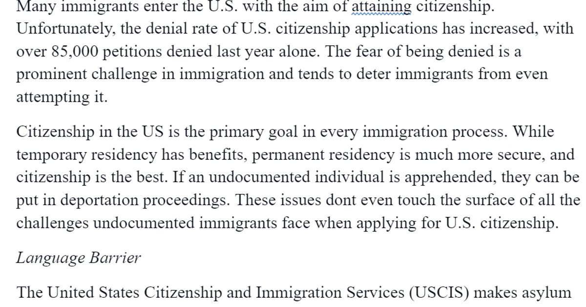 تأثير الجنسية الأمريكية على المهاجرين