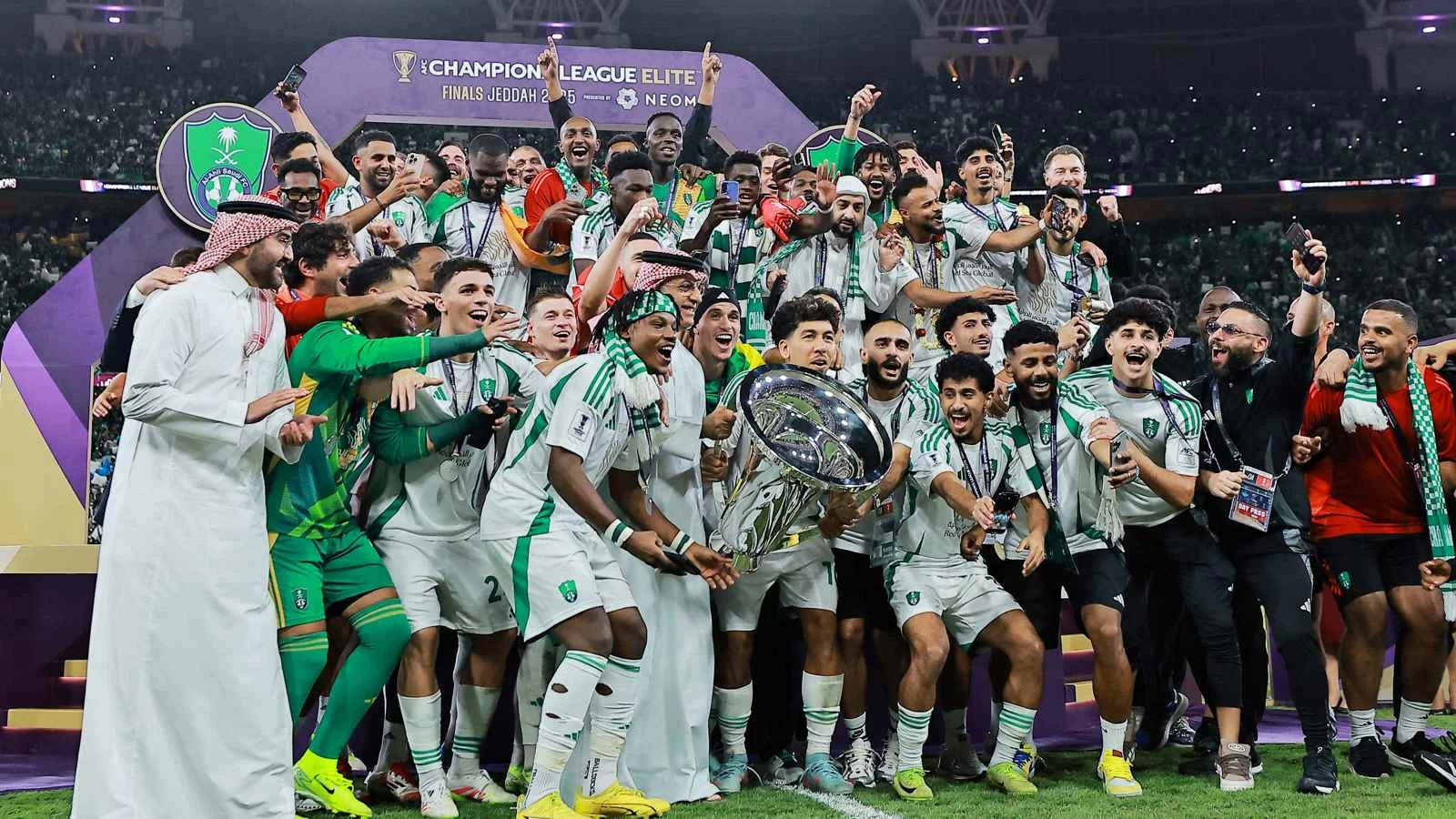 تتويج الأهلي بلقب دوري أبطال آسيا 2025