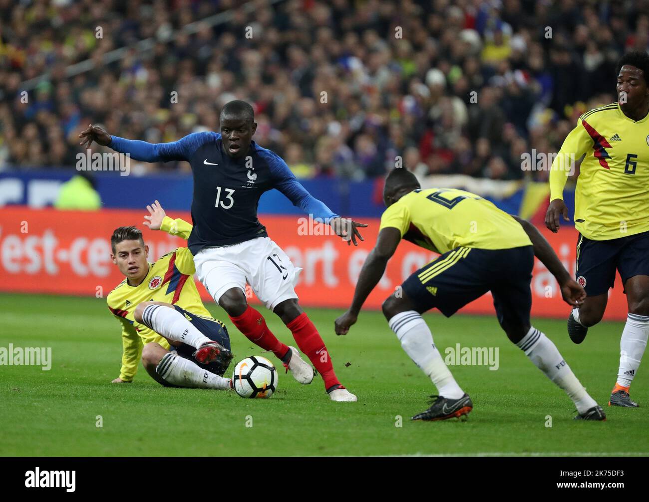 France bat la Colombie 3-1 lors d'un match amical