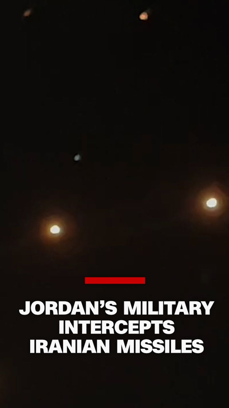 اعتراض الجيش الأردني لصواريخ إيرانية