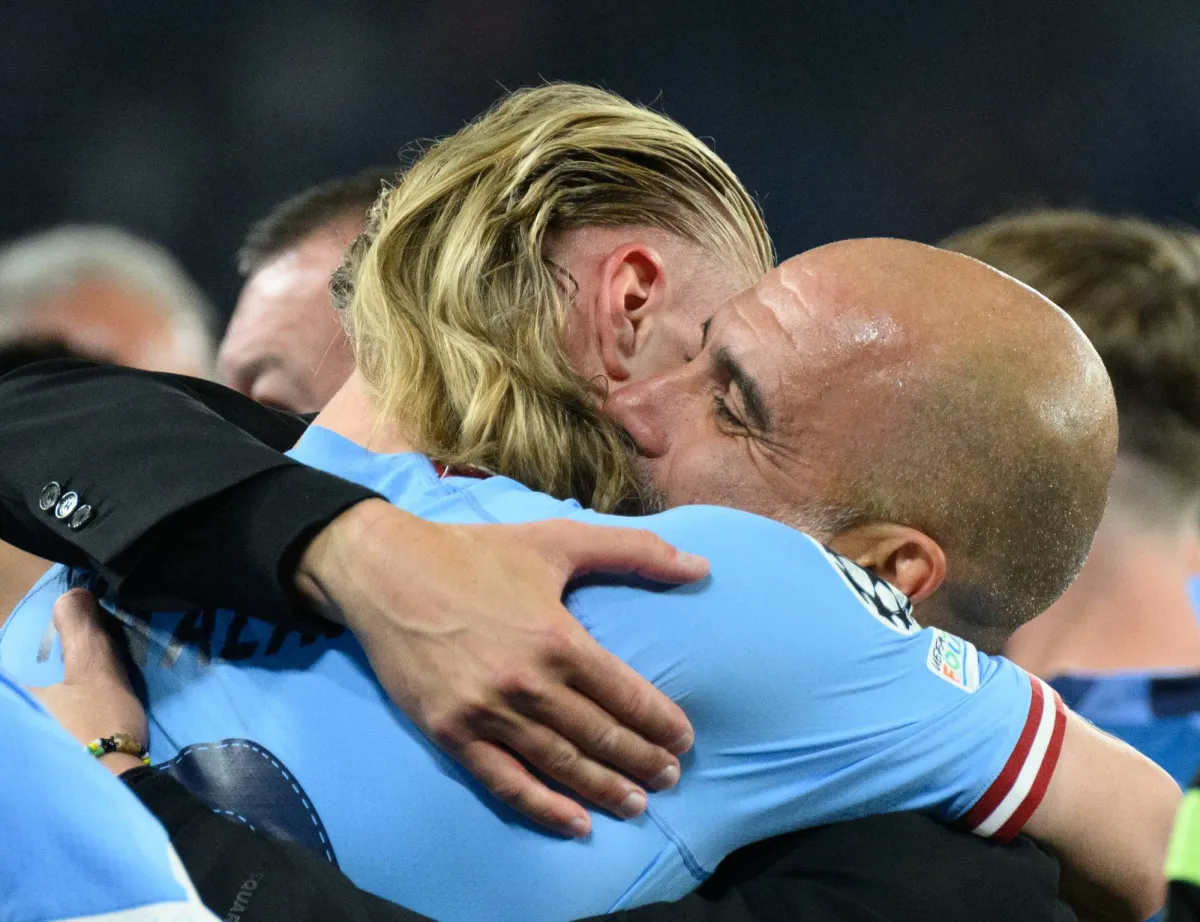 Haaland remercie Guardiola après son départ de Manchester City