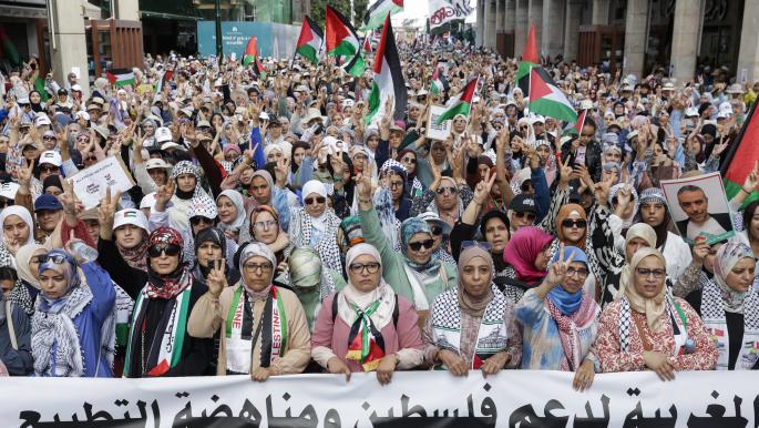 Massive Rallies in Morocco Support Palestinian Cause