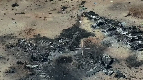 تحطم مقاتلة أمريكية: لقطات من الحرس الثوري الإيراني