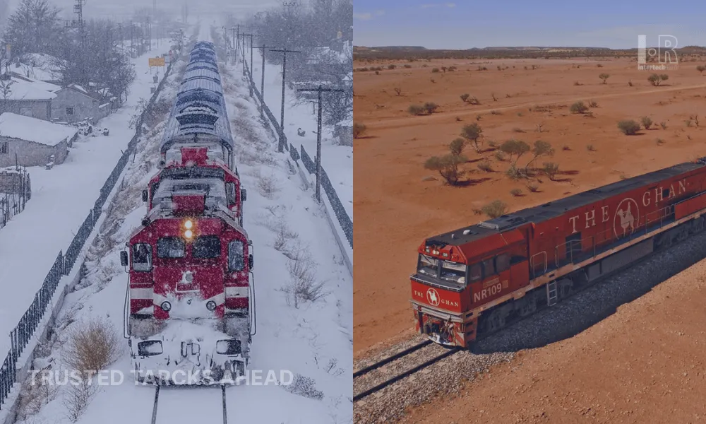 Vorsichtsmaßnahmen der Eisenbahn gegen schlechtes Wetter