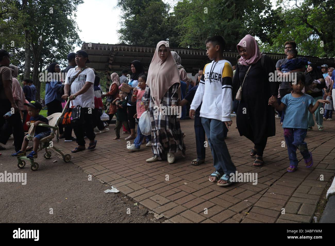 Augmentation des visiteurs au zoo de Ragunan pendant l'Aïd