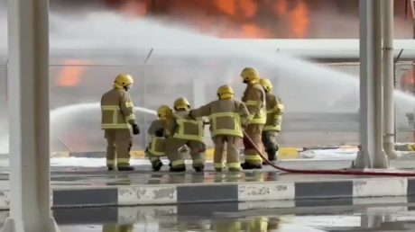 Control Fire at Kuwait Airport Fuel Tanks - 58 Hours